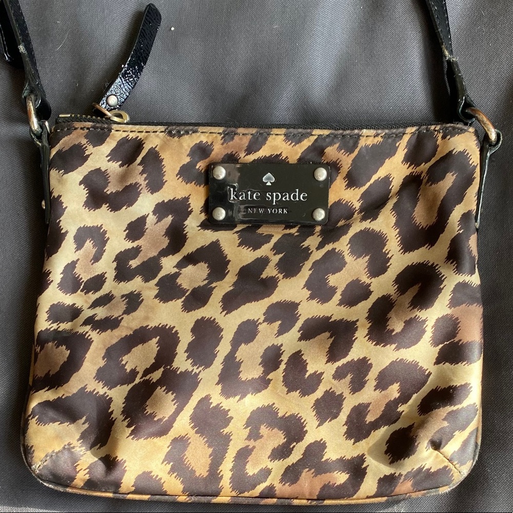 Kate Spade Nylon Cheetah Crossbody